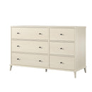 Farnsworth - 6 Drawer Dresser - Ivory by HouseOfZazla