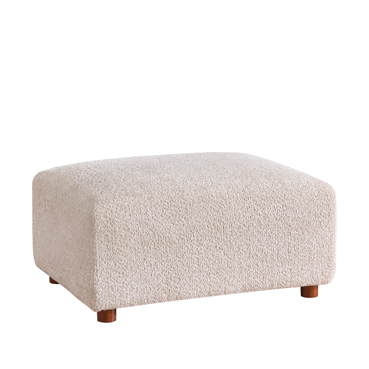 Aura 126 in. 5-Piece L Shaped Boucle Modular Sectional Sofa, photo 7 of 9