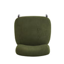 Modern Boucle Lounge Chair With Solid Wood Frame by HouseOfZazla