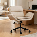 Criss Cross Swivel Desk Chair With Adjustable Armrests & Wheels For Home Office by HouseOfZazla