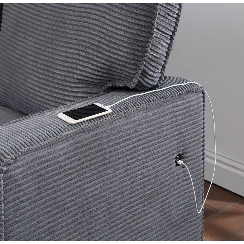 Territory - Pull Out Sofa Bed With Design - Dark Gray, photo 12 of 12
