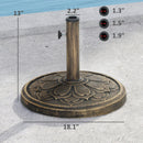 Umbrella Stand, Patio Umbrella Base, Resin Outdoor Umbrella Stand Base