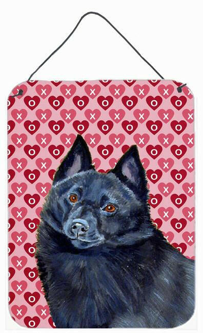 Schipperke Hearts Love Valentine's Day Wall or Door Hanging Print