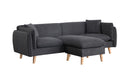 Brayden - Fabric Sectional Sofa Chaise by HouseOfZazla