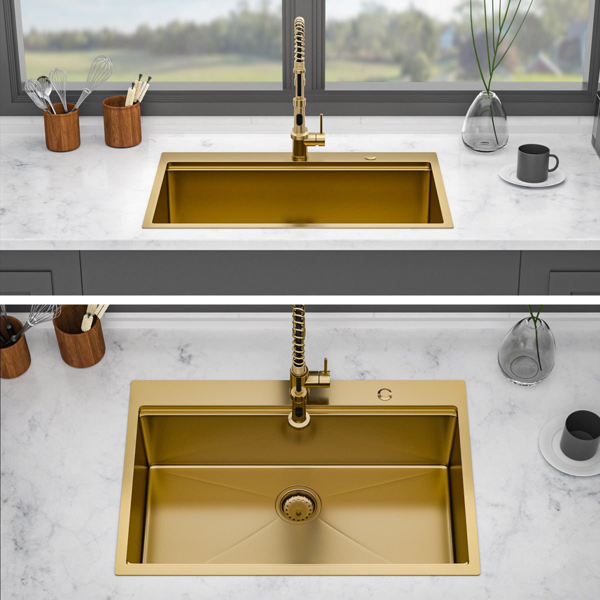 Drop In Kitchen Sink Stainless Steel 16 Gauge, photo 37 of 38