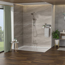 Dual Shower Head With Adjustable Slide Bar And Multi Function Settings by HouseOfZazla