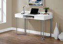 Computer Desk For Home Office, Ample Storage, Contemporary & Modern by HouseOfZazla