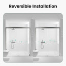 Semi-Frameless Double Sliding Shower Door, Bypass Shower Door, 1 / 4" (6Mm) Thick SGCC Tempered Glass Door by HouseOfZazla
