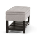 Cosmopolitan - Storage Ottoman Bench With Open Bottom by Unique Piece Furniture