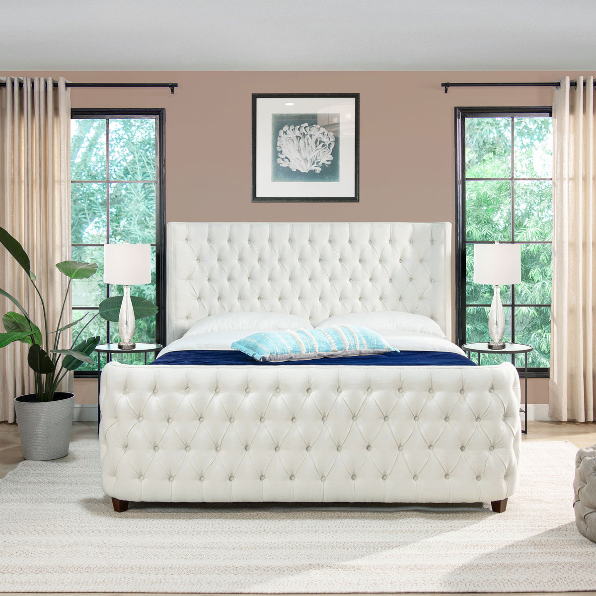Brooklyn - Tufted Panel Bed Headboard And Footboard Set, photo 7 of 40