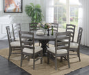 Upholstered Dining Chairs (Set of 2) - Brown - Wood by HouseOfZazla