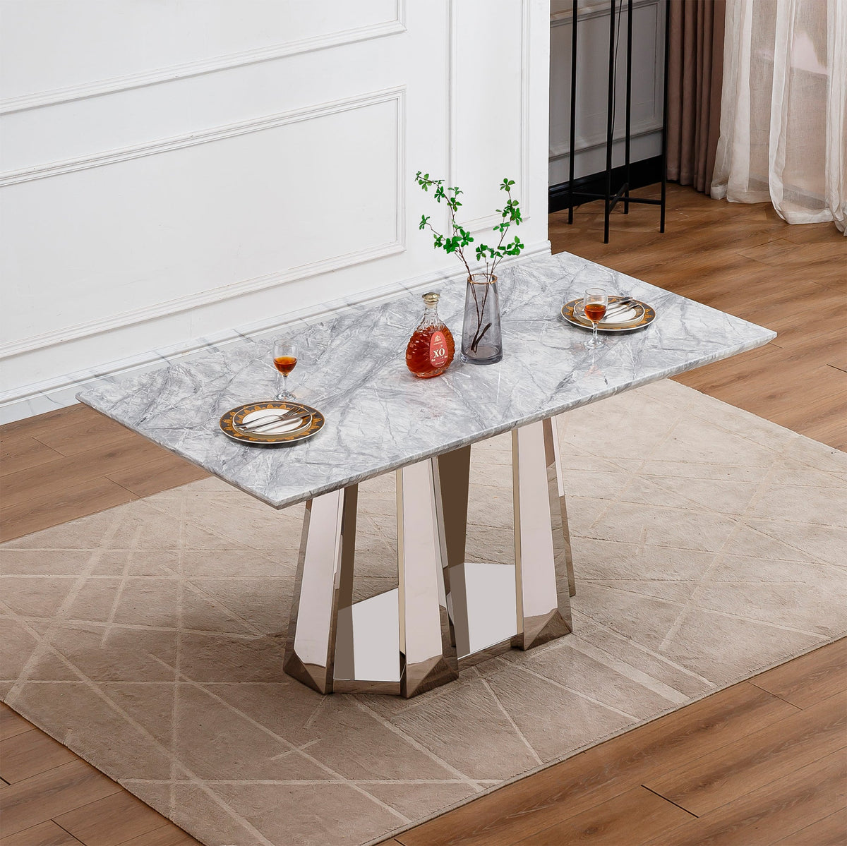 Marble Dining Table for 6 People, photo 4 of 10