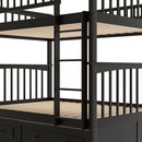 Bunk Bed With Drawers, Convertible Design by Unique Piece Furniture