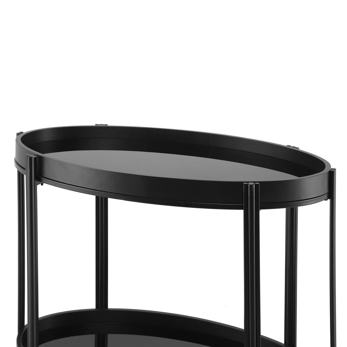 Oval Kitchen Island & Bar Cart, photo 7 of 10