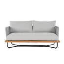 Lucca Outdoor Acacia Wood Rope Woven Sofa Sectional Set
