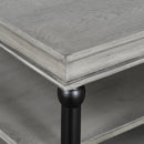 55.1" Wood Coffee Table with Storage Shelves by HouseOfZazla