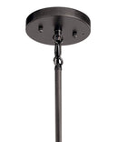 Lozano 9"W 1-Light Black Finish Metal Cone Shade Indoor/Outdoor Pendant Light by Kichler by LampsUSA