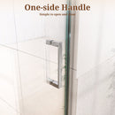 34" W x 72" H Semi-Frameless Circular Pivot Shower Door by HouseOfZazla
