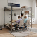 Ethan - Bunk Bed With Desk, Charging Station, Storage Shelves by Unique Piece Furniture