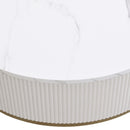 Modern Round Table With Drawers by HouseOfZazla