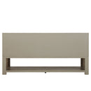 James Martin Lucian 72" Double Bathroom Vanity, Pebble Oak