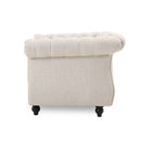 Nexuson - Upholstered Chesterfield Chair With Deep Tufted And Nailhead Trim