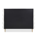 Stockholm - Modern Wavy Headboard Platform Bed by HouseOfZazla