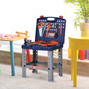 68 Pcs Kids Tool Bench, Foldable Pretend Workbench Toy Tool Set, Power Tools Workshop with Electric Drill for Toddler 3 to 6 Years Old