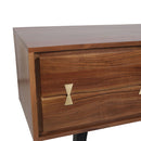 Asther - Acacia Wood TV Cabinet - Natural Wood / Brown by HouseOfZazla