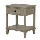 Victoria - Bedside Table With Drawer And Shelf by HouseOfZazla