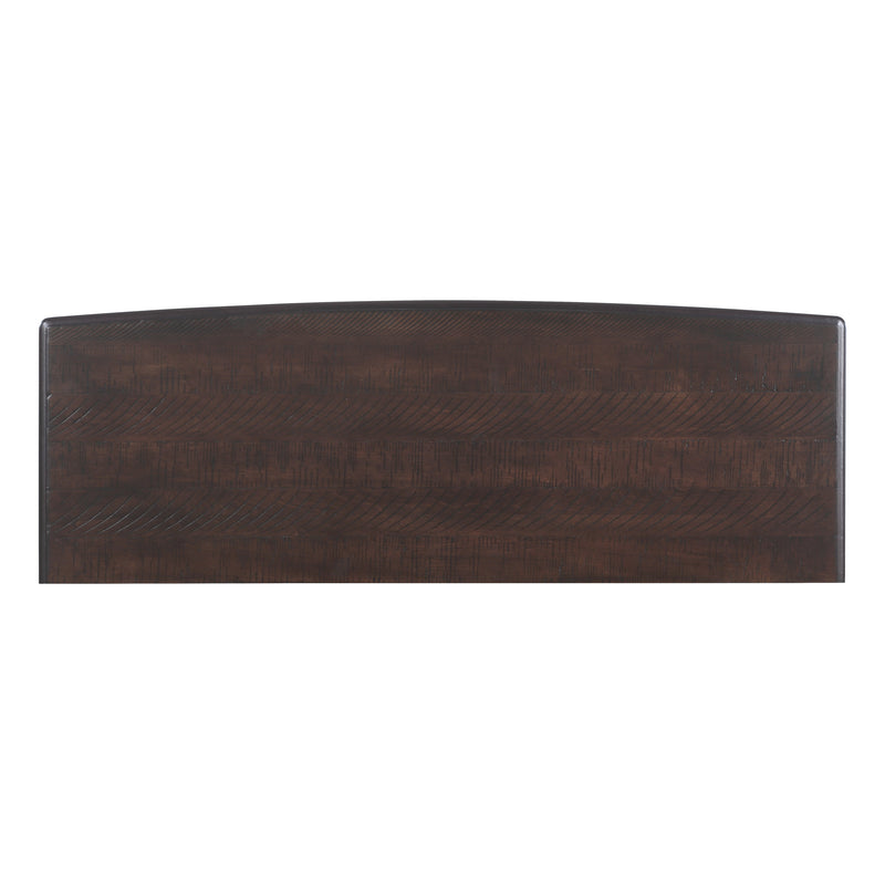 40" Console Table with Storage Shelf, Retro Entryway Table with Adjustable Storage Shelf, Sofa Couch Table for Hallway, Entry Way, Living Room, Foyer, Navy Blue and Brown Top