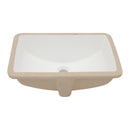 Modern Ceramic Undermount Bathroom Sink With Overflow, High Quality by HouseOfZazla