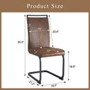 Dining Chairs With Ergonomic Backrest by Unique Piece Furniture