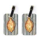 Fish Flounder Luggage Tag