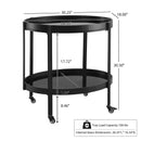 Oval Kitchen Island & Bar Cart by HouseOfZazla