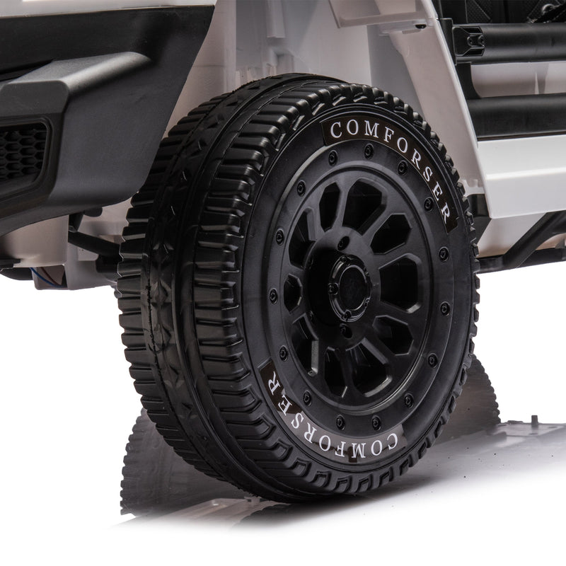 24V Ride On Car for Kids Battery Powered Ride On 4WD Toys with Remote Control,Parents Can Assist in Driving,Music and Lights,Five-Point Safety Belt,Rocking chair mode for back-and-forth swinging