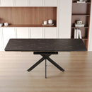 Modern Mid-Century Dining Table Set With Extendable Design by HouseOfZazla