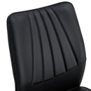 6 black dining chairs. Modern chairs from the Middle Ages. Made of PU material cushion and silver metal legs. Suitable for restaurants and living rooms