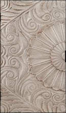 Hand-Carved Accent Cabinet with Drawer and Doors by HouseOfZazla