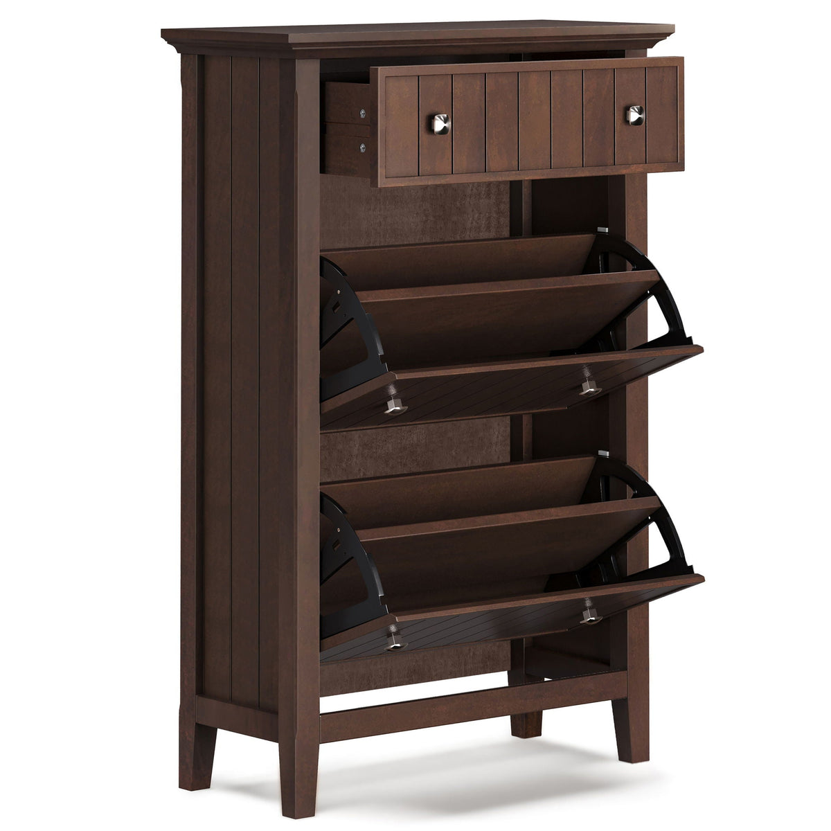 Acadian - Entryway Shoe Storage Cabinet - Brown, photo 6 of 6