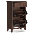 Acadian - Entryway Shoe Storage Cabinet - Brown