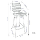 Raya - Upholstered Counter Height Stool (Set of 2)
