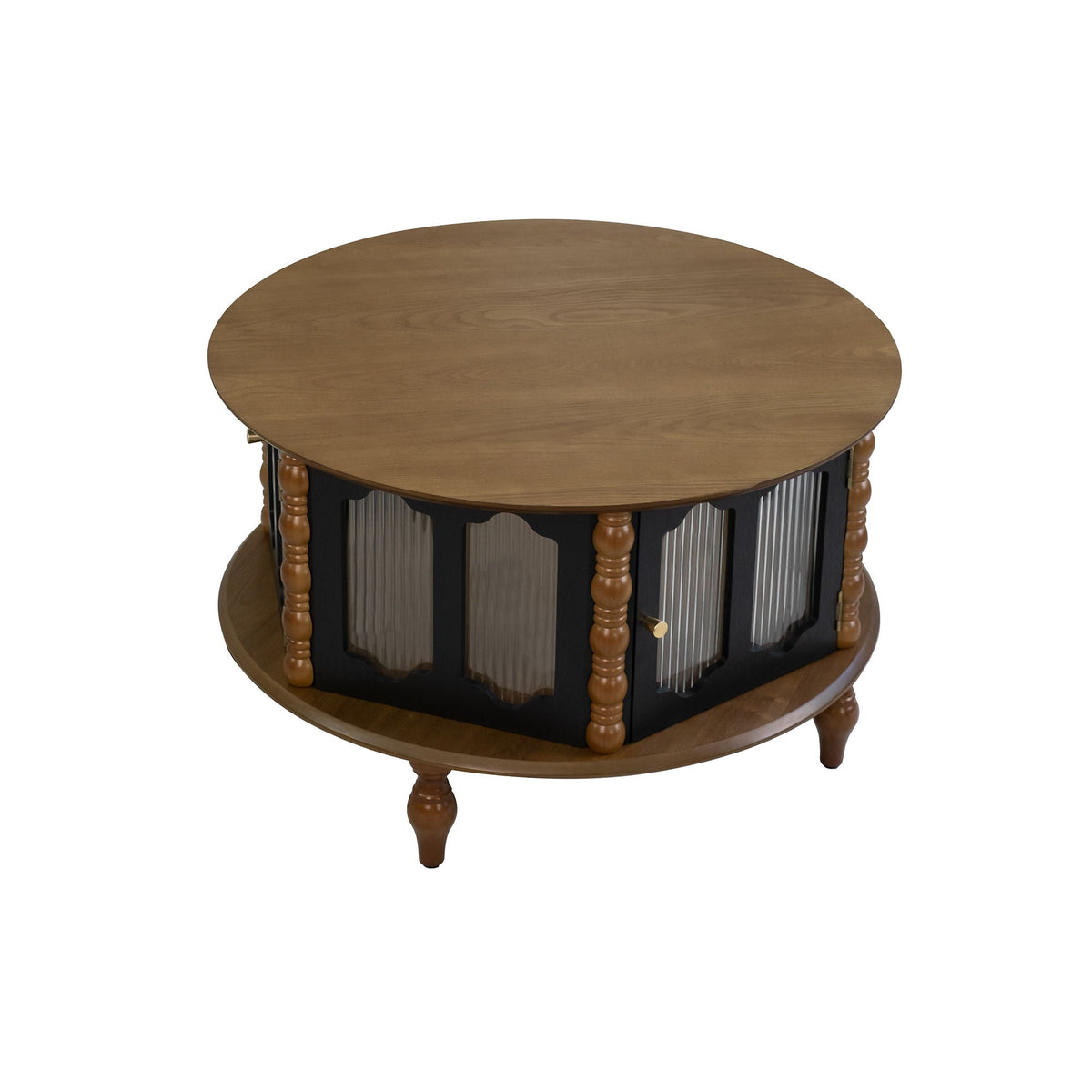 Round 3 Door Storage Coffee Table For Living Room, photo 2 of 8