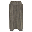 Funston - 6 Drawer Dresser Cabinet - Brown Oak by HouseOfZazla