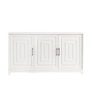 TV Stand For TVs Up To 65", Modern Entertainment Center Media Console Cabinet With 2 Spacious Storage Space, Solid Wood Legs For Living Room