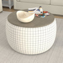 Storage Ottoman - White by HouseOfZazla