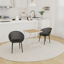 2 Pack Lounge Chair Set & Folding Square Table