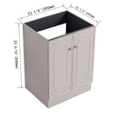Modern Freestanding Bathroom Vanity With Soft Close Cabinet Doors by Unique Piece Furniture