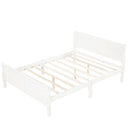 Platform Bed Frame Mattress Foundation Sleigh Bed With Headboard / Footboard / Wood Slat Suppor by HouseOfZazla