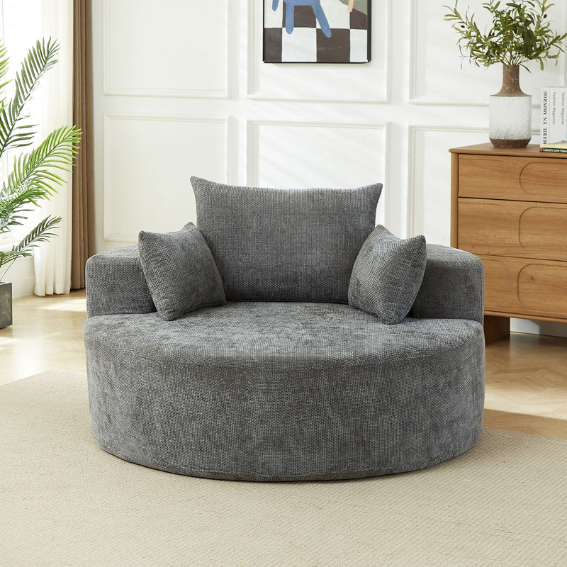 Single Sofa, Sleeper Chair For Living Room - Gray, photo 9 of 12